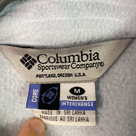 Columbia sportswear women’s light blue zip up jacket size medium - Picture 9 of 12
